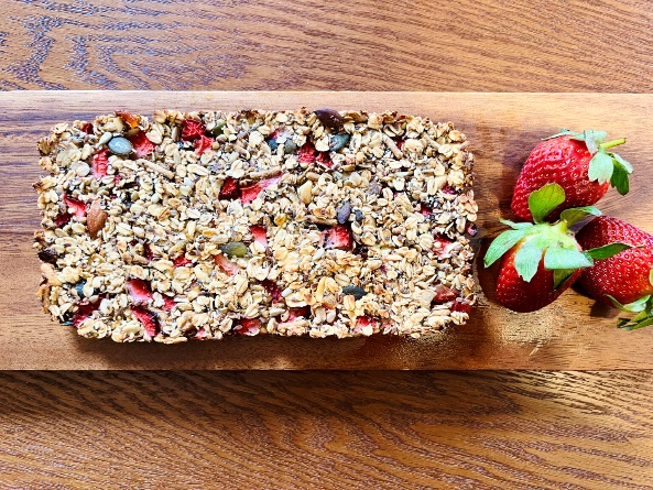Resep Makanan : Banana Strawberry Oat Bar